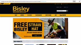 What Bisleyworkwear.com.au website looked like in 2023 (1 year ago)