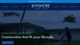 What Bayshorehomesales.com website looked like in 2023 (1 year ago)