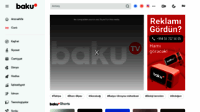 What Baku.tv website looked like in 2023 (1 year ago)