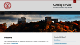 What Blogs.cornell.edu website looked like in 2023 (1 year ago)