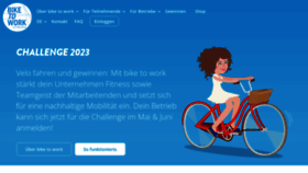 What Biketowork.ch website looked like in 2023 (1 year ago)