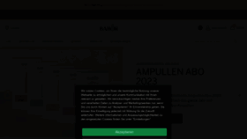 What Babor.de website looked like in 2023 (1 year ago)