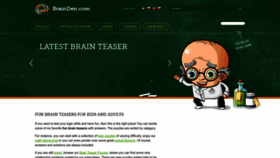 What Brainden.com website looked like in 2023 (1 year ago)