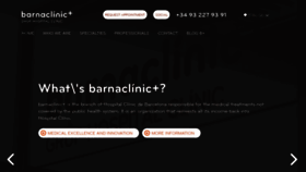 What Barnaclinic.com website looked like in 2023 (1 year ago)