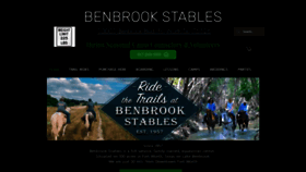 What Benbrookstables.com website looked like in 2023 (1 year ago)