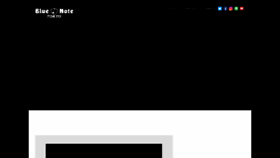 What Bluenote.co.jp website looked like in 2023 (2 years ago)