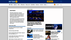 What Baytoday.ca website looked like in 2023 (3 years ago)