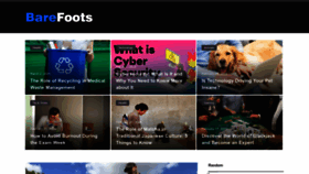 What Barefootsworld.net website looked like in 2023 (1 year ago)