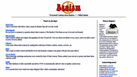 What Bagism.com website looked like in 2023 (1 year ago)
