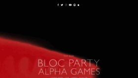 What Blocparty.com website looked like in 2023 (1 year ago)