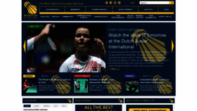 What Badmintoneurope.com website looked like in 2023 (1 year ago)