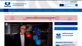 What Bapen.org.uk website looked like in 2023 (2 years ago)