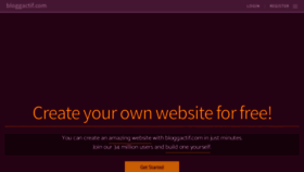 What Bloggactif.com website looked like in 2023 (1 year ago)