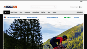 What Bicyclehero.com website looked like in 2023 (1 year ago)