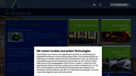 What Bruchsal.de website looked like in 2023 (2 years ago)