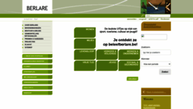 What Berlare.be website looked like in 2023 (1 year ago)