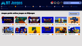 What Bitjuegos.com website looked like in 2023 (1 year ago)