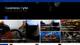 What Businessbyte.co.uk website looked like in 2023 (1 year ago)