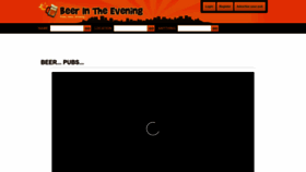 What Beerintheevening.com website looked like in 2023 (1 year ago)