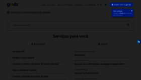 What Brasil.gov.br website looked like in 2023 (1 year ago)