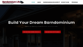 What Barndominiumlife.com website looked like in 2023 (1 year ago)