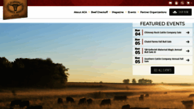 What Bamabeef.org website looked like in 2023 (1 year ago)