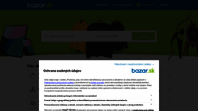 What Bazar.sk website looked like in 2023 (1 year ago)