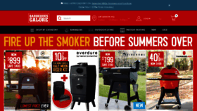 What Barbequesgalore.com.au website looked like in 2023 (1 year ago)
