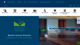 What Bethelsd.org website looked like in 2023 (1 year ago)