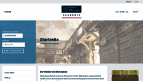 What Bibelwissenschaft.de website looked like in 2023 (1 year ago)