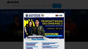 What Budiluhur.ac.id website looked like in 2023 (1 year ago)