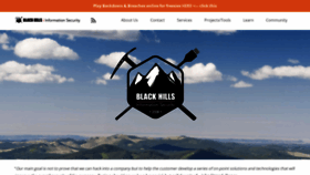 What Blackhillsinfosec.com website looked like in 2023 (1 year ago)