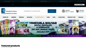 What Banknoteworld.com website looked like in 2023 (1 year ago)