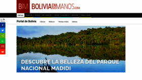 What Boliviaentusmanos.com website looked like in 2023 (1 year ago)