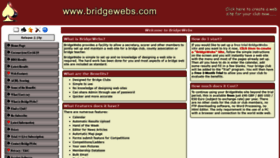 What Bridgewebs.com website looked like in 2023 (1 year ago)