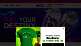 What Bangenergy.com website looked like in 2023 (1 year ago)