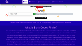 What Bankcodesfinder.com website looked like in 2023 (1 year ago)