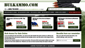 What Bulkammo.com website looked like in 2023 (1 year ago)