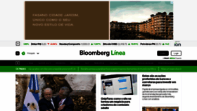 What Bloomberglinea.com.br website looked like in 2023 (3 years ago)