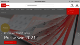 What Bausep.de website looked like in 2023 (1 year ago)