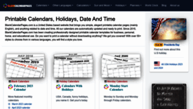 What Blankcalendarpages.com website looked like in 2023 (1 year ago)