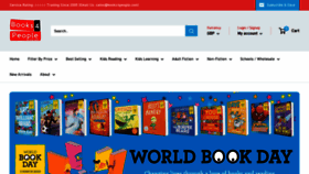 What Books4people.co.uk website looked like in 2023 (1 year ago)