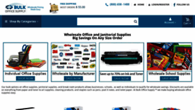 What Bulkofficesupply.com website looked like in 2023 (1 year ago)