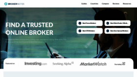 What Brokernotes.co website looked like in 2023 (1 year ago)