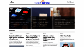 What Bizzbuzz.news website looked like in 2023 (1 year ago)