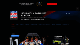 What Bathurst12hour.com.au website looked like in 2023 (1 year ago)