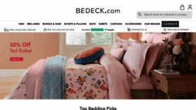 What Bedeckhome.com website looked like in 2023 (1 year ago)