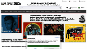 What Bear-family.com website looked like in 2023 (1 year ago)