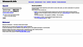 What Binsearch.info website looked like in 2023 (1 year ago)