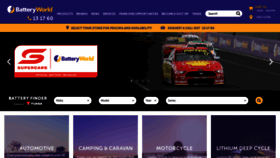 What Batteryworld.com.au website looked like in 2023 (1 year ago)